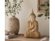 Béžová dekorace sedící Buddha - 24*17*40 cm J-Line by Jolipa