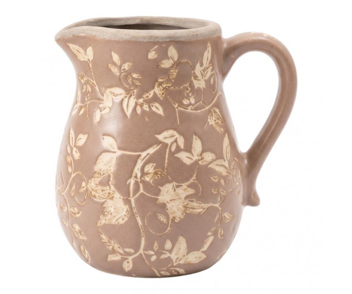 Dekorační keramický džbán Vintage Charm M - 16*13*16 cm Clayre & Eef