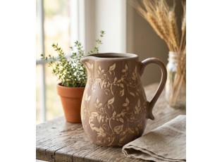 Dekorační keramický džbán Vintage Charm M - 16*13*16 cm
