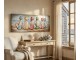 3D kovový obraz dámy na pláži Vintage Beach - 150*5*60 cm Clayre & Eef