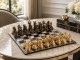 Luxusní šachová sada Chess Animals Gold & Bronze – 60*15*60 cm J-Line by Jolipa