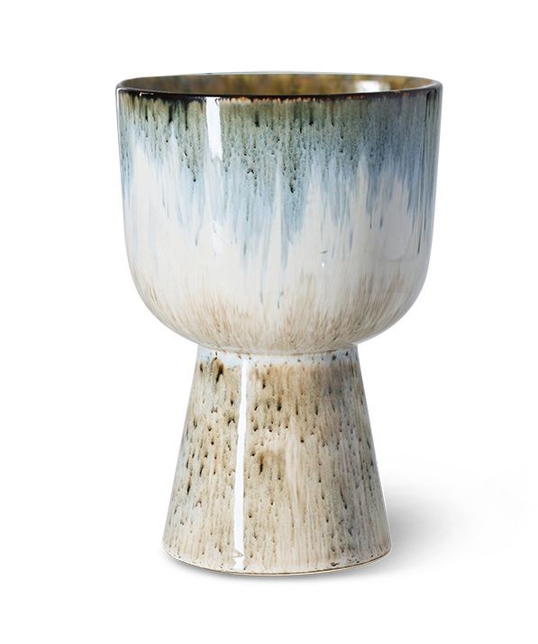 Kameninový obal na květináč Retro Glacier - Ø 16,5*24 cm