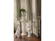 Béžový antik dekorační sloup pod květiny Antiqou - 35*35*92 cm J-Line by Jolipa