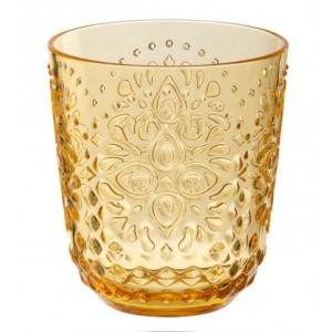 Meruňková plastová sklenička Aqua Apricot - Ø 9*10cm / 450ml