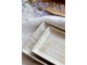 Latté melaminový podnos tácek Cassis L - 28*12*2.5 cm Chic Antique