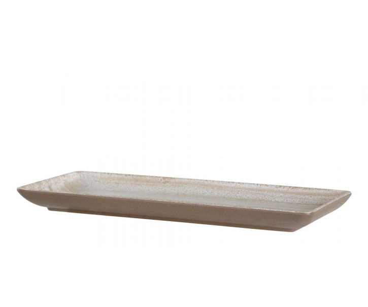 Latté melaminový podnos tácek Cassis L - 28*12*2.5 cm Chic Antique