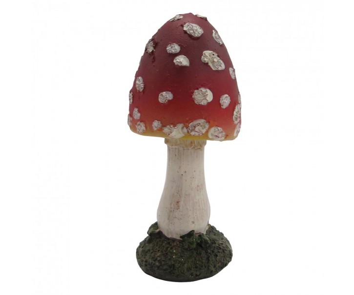 Dekorativní figurka muchomůrka - Ø 4*8 cm Clayre & Eef