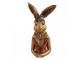 Decorative Figurine Rabbit Gold Colored Plastic Figurine - 27*17*51 cm Clayre & Eef