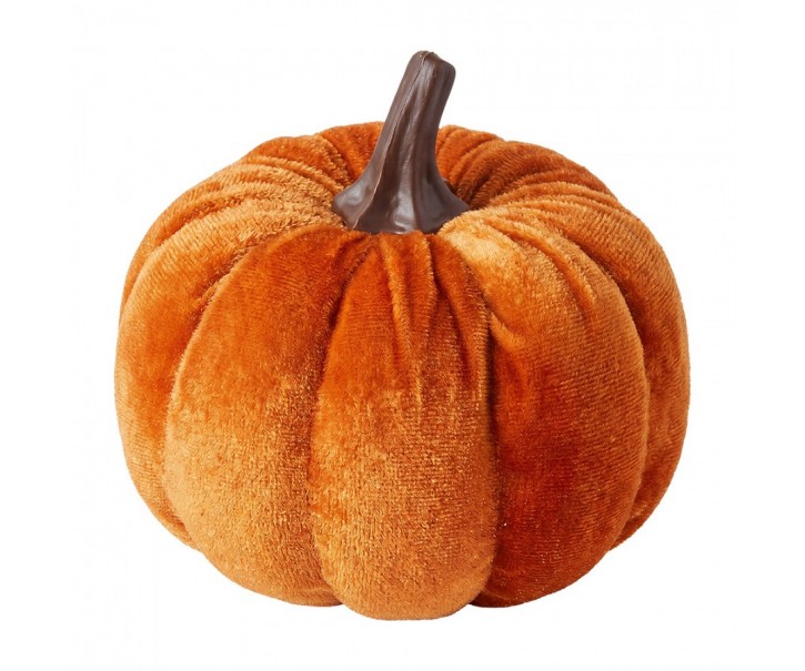 Decorative Figurine Pumpkin Orange Plastic - ? 6 cm Clayre & Eef