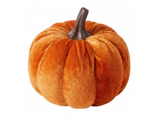 Decorative Figurine Pumpkin Orange Synthetic - ? 10 cm