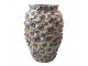 Luxusní dekorační dóza s květy Vintage Chic - Ø 18*26 cm Clayre & Eef