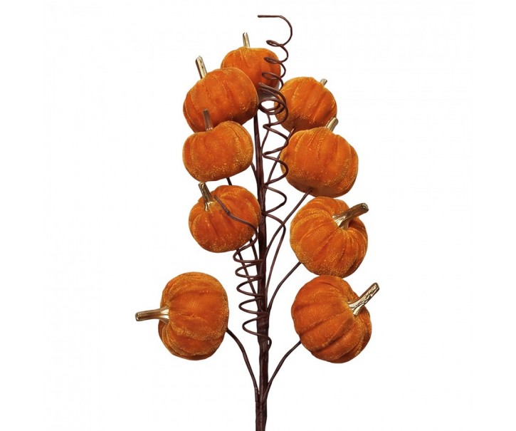 Decorative Figurine Pumpkin Orange Plastic - 56.0 cm Clayre & Eef