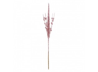 Decorative Branch Pink Plastic Christmas Decoration - 