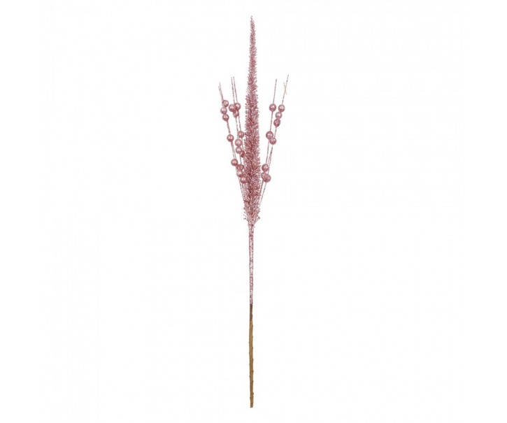 Decorative Branch Pink Plastic Christmas Decoration - Clayre & Eef