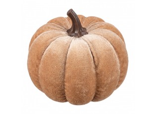 Decorative Figurine Pumpkin Beige Synthetic - ? 10 cm