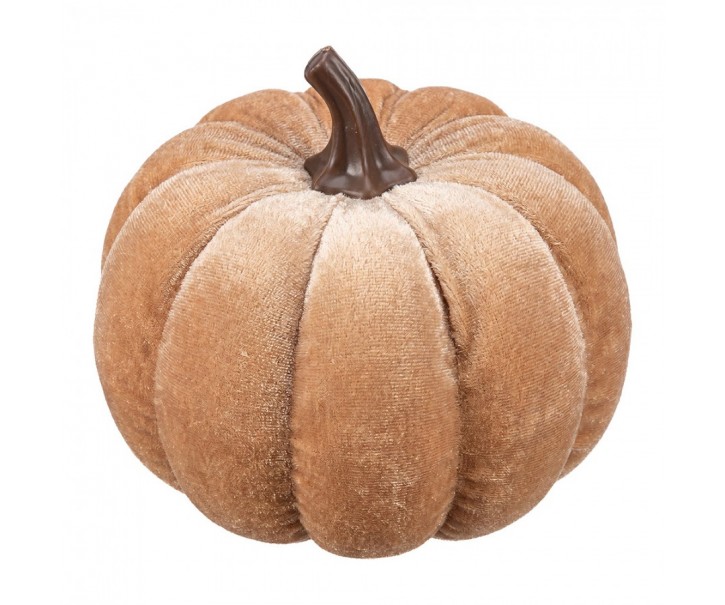 Decorative Figurine Pumpkin Beige Synthetic - ? 10 cm Clayre & Eef