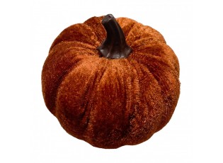 Decorative Figurine Pumpkin Brown Synthetic - ? 10 cm