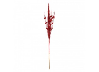 Decorative Branch Red Plastic Christmas Decoration - 