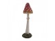 Dekorativní figurka muchomůrka - Ø 4*13 cm Clayre & Eef