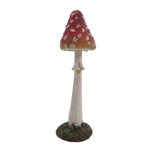 Dekorativní figurka muchomůrka - Ø 4*13 cm