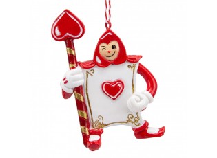 Christmas Ornament White Plastic - 6*2*9 cm