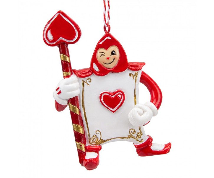 Christmas Ornament White Plastic - 6*2*9 cm Clayre & Eef