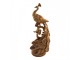 Decorative Figurine Bird Gold Colored Plastic - 12*8*28 cm Clayre & Eef
