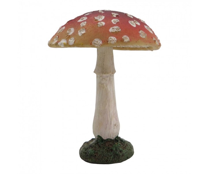 Dekorativní figurka muchomůrka - Ø 7*10 cm Clayre & Eef