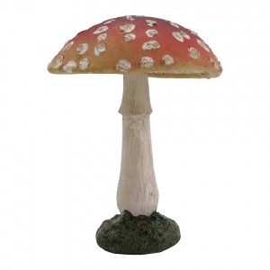 Dekorativní figurka muchomůrka - Ø 7*10 cm