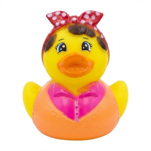Kachnička se šátkem na hlavě Fancy Ducks - 5 cm