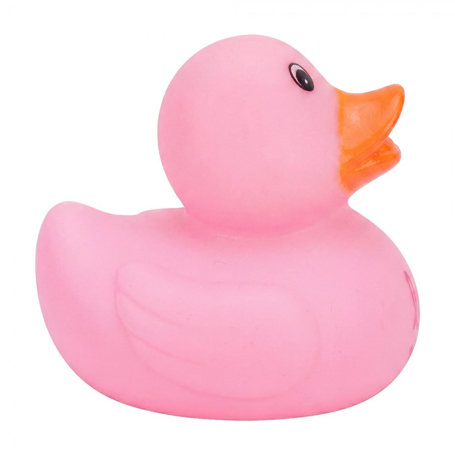 Růžová kachnička LOVE Fancy Ducks - 6*6*6 cm