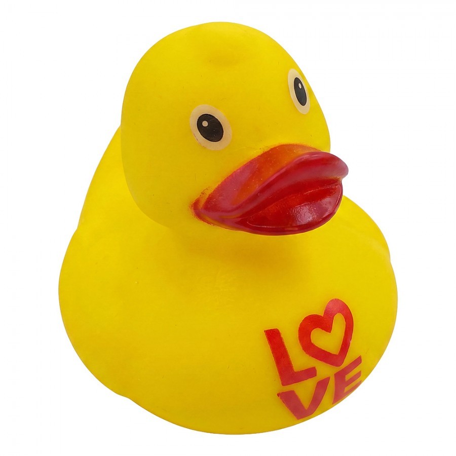 Žlutá kachnička LOVE Fancy Ducks - 7 cm