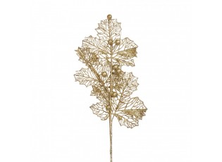 Decorative Branch Gold Colored Plastic Christmas Decoration - 