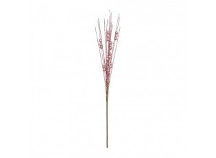 Decorative Branch Pink Plastic Christmas Decoration - 