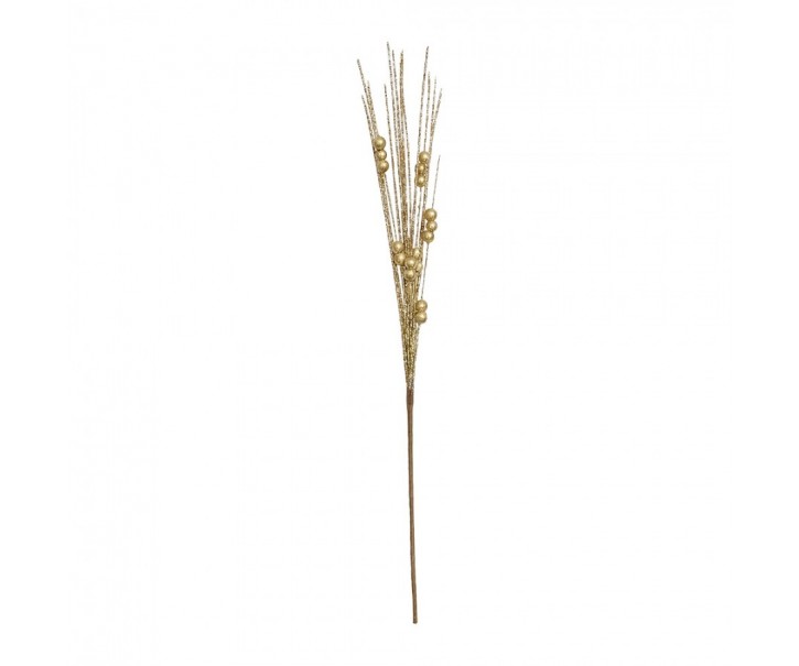 Decorative Branch Gold Colored Plastic Christmas Decoration - Clayre & Eef