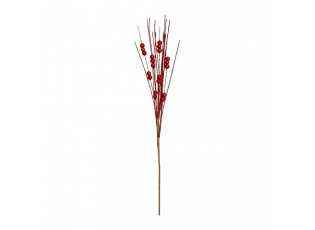 Decorative Branch Red Plastic Christmas Decoration - 