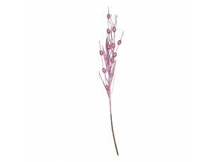Decorative Branch Pink Plastic Christmas Decoration - 