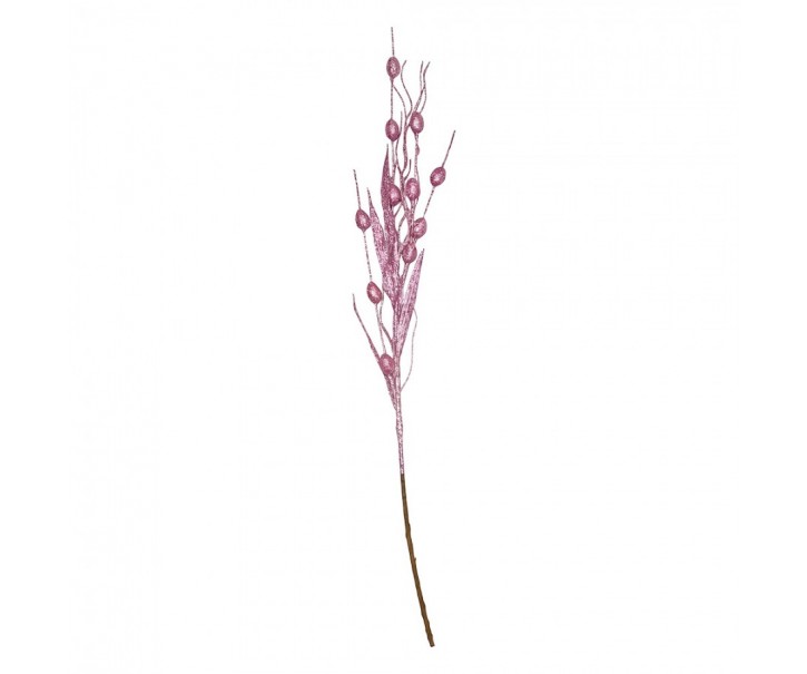 Decorative Branch Pink Plastic Christmas Decoration - Clayre & Eef