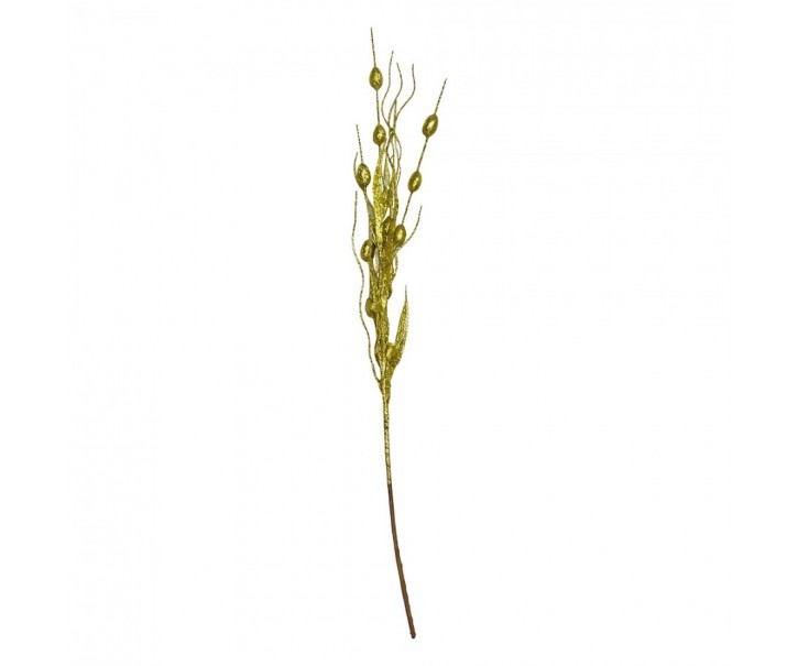 Decorative Branch Gold Colored Plastic Christmas Decoration - Clayre & Eef