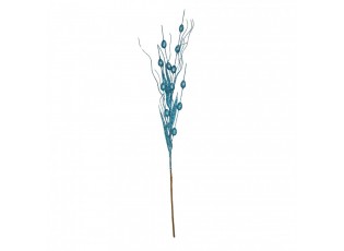 Decorative Branch Blue Plastic Christmas Decoration - 