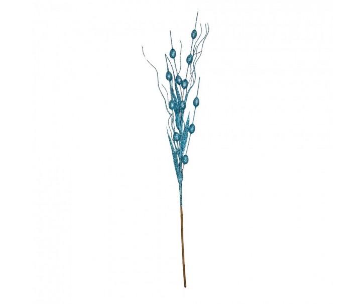 Decorative Branch Blue Plastic Christmas Decoration - Clayre & Eef