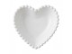 Decorative Bowl Heart White Ceramic - 4.0 cm Clayre & Eef