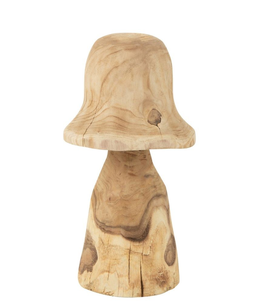 Přírodní dřevěná dekorace houba Mushroom M - Ø 20*42 cm