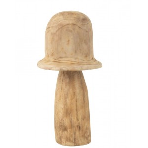 Přírodní dřevěná dekorace houba Mushroom L - Ø 32*60 cm