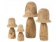 Přírodní dřevěná dekorace houba Mushroom L - Ø 32*60 cm J-Line by Jolipa