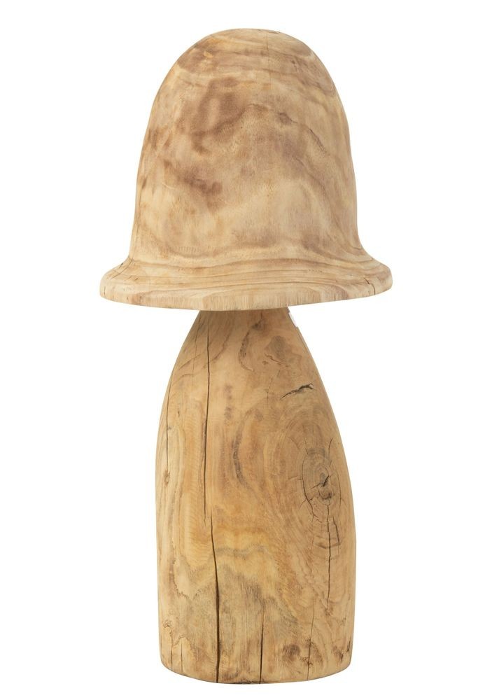 Přírodní dřevěná dekorace houba Mushroom XL - Ø 35*70 cm