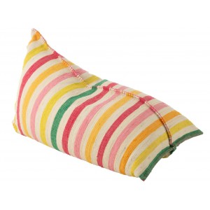 Barevný sedací vak z recyklované bavlny Cocoon Stripes - 150*100*40 cm