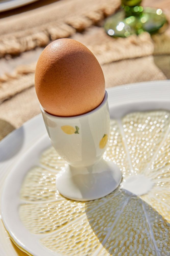 Sada 4 keramických kalíšků na vajíčka Casa Limone - Ø 5*7 cm