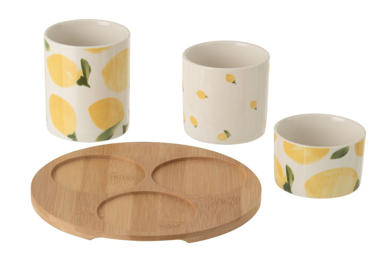 Malá sada na předkrmy s motivem citrónů Casa Limone - Ø 8*9 cm