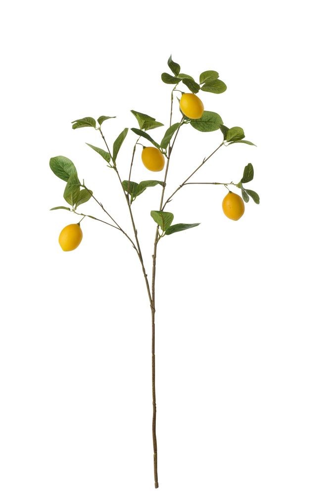 Dekorační umělá větvička s citróny Lemon Branch - 23*8*84 cm